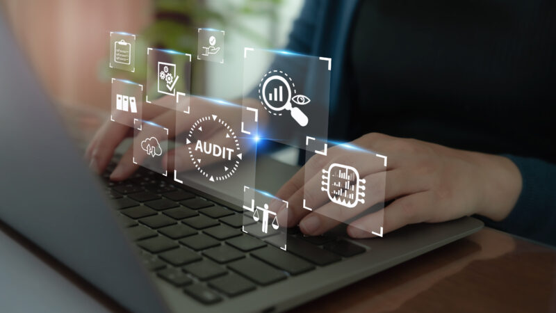 Using artificial intelligence technology in internal audit concept. Examination and evaluation of the financial statements of an organization; income statement, balance sheet, cash flow statement.
