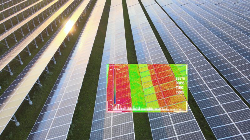 Solar,Panel,Inspection,By,Drone,Thermal,Camera.,Analyze,Of,Photovoltaic